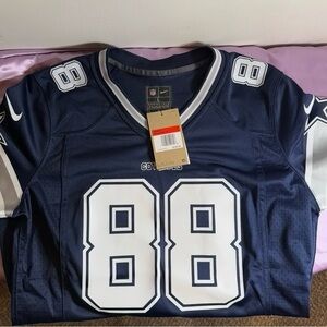 Nike Cowboys Navy and White Jersey